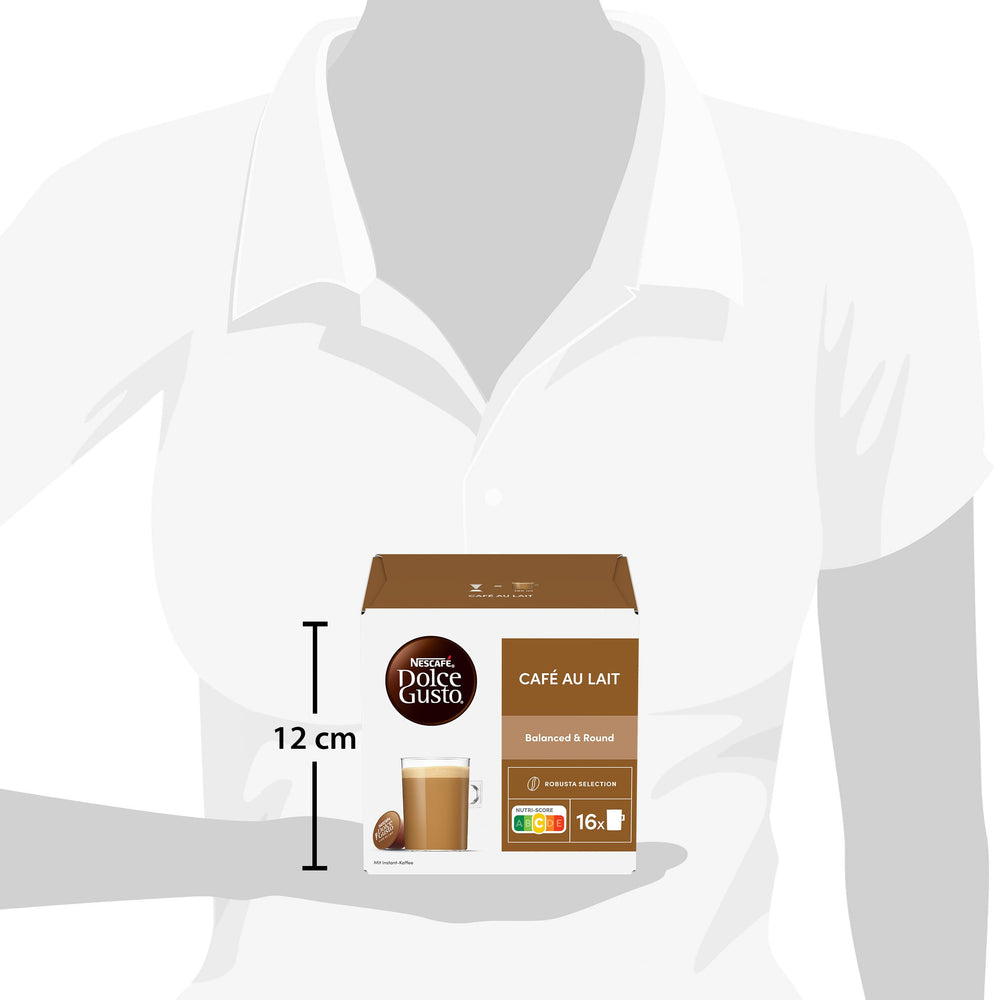 Nescafé Dolce Gusto Café au Lait morning routine coffee moment.