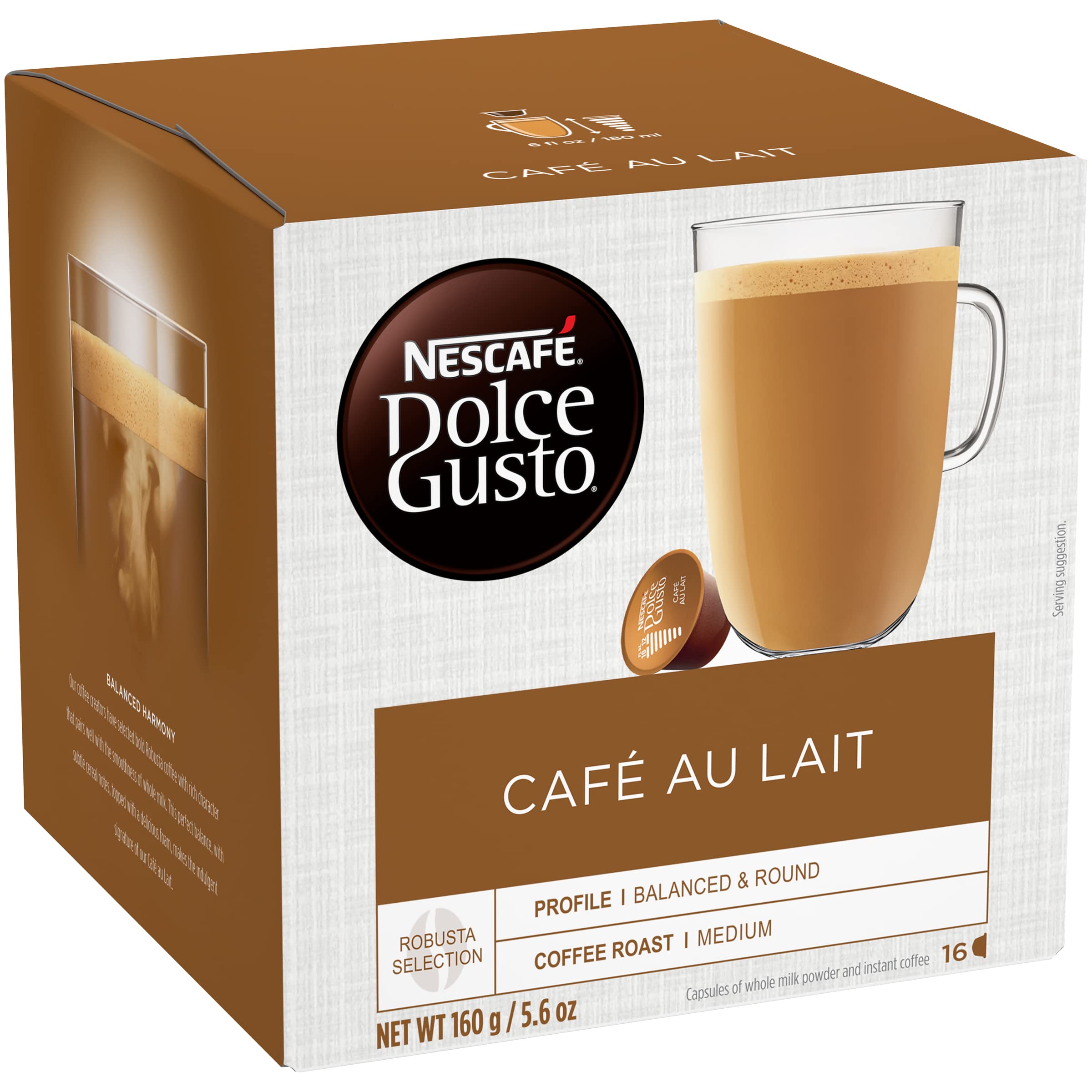 Milk being poured with Café Au Lait, hinting latte-like harmony.