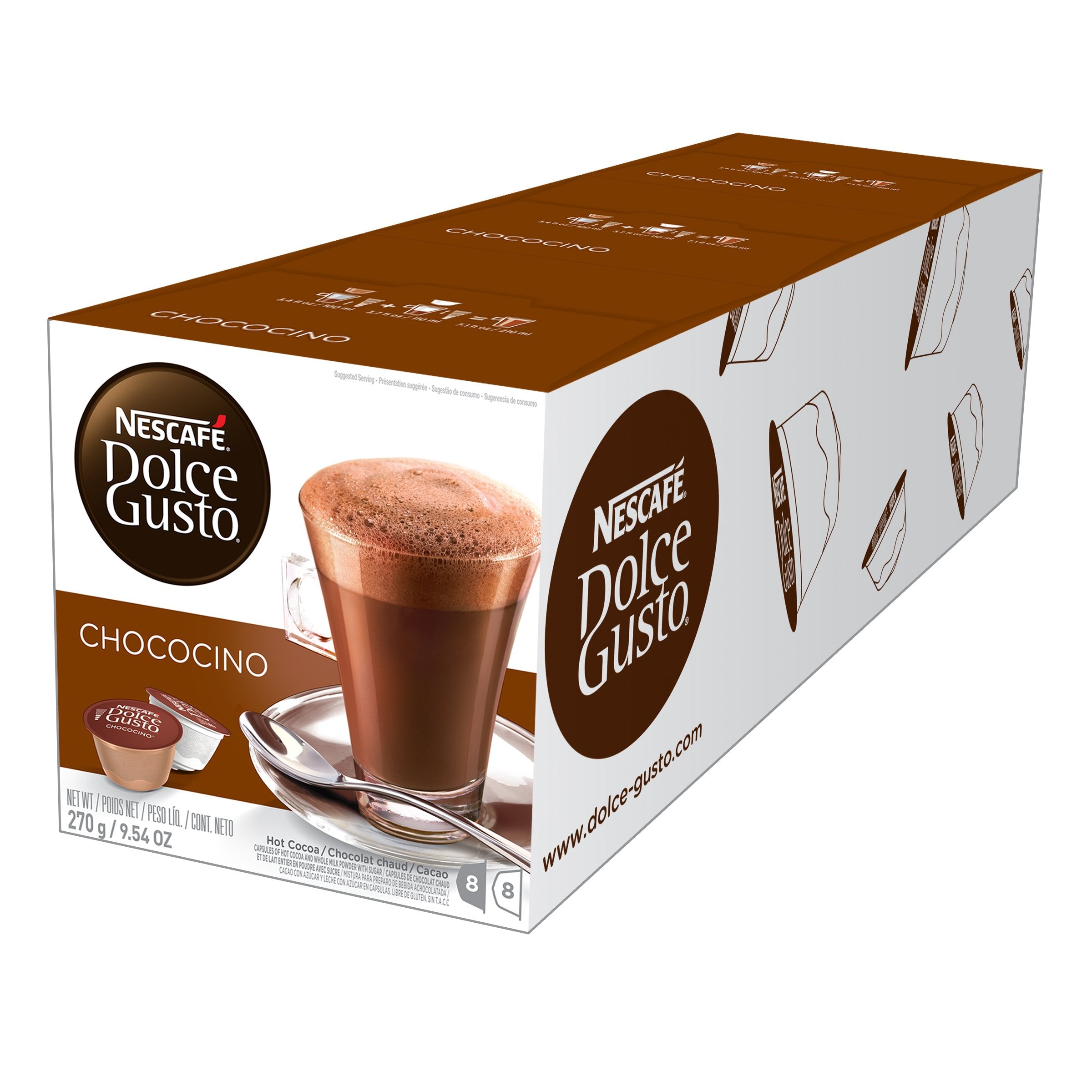 NESCAFÉ Dolce Gusto Chococino supports a relaxing cocoa moment.