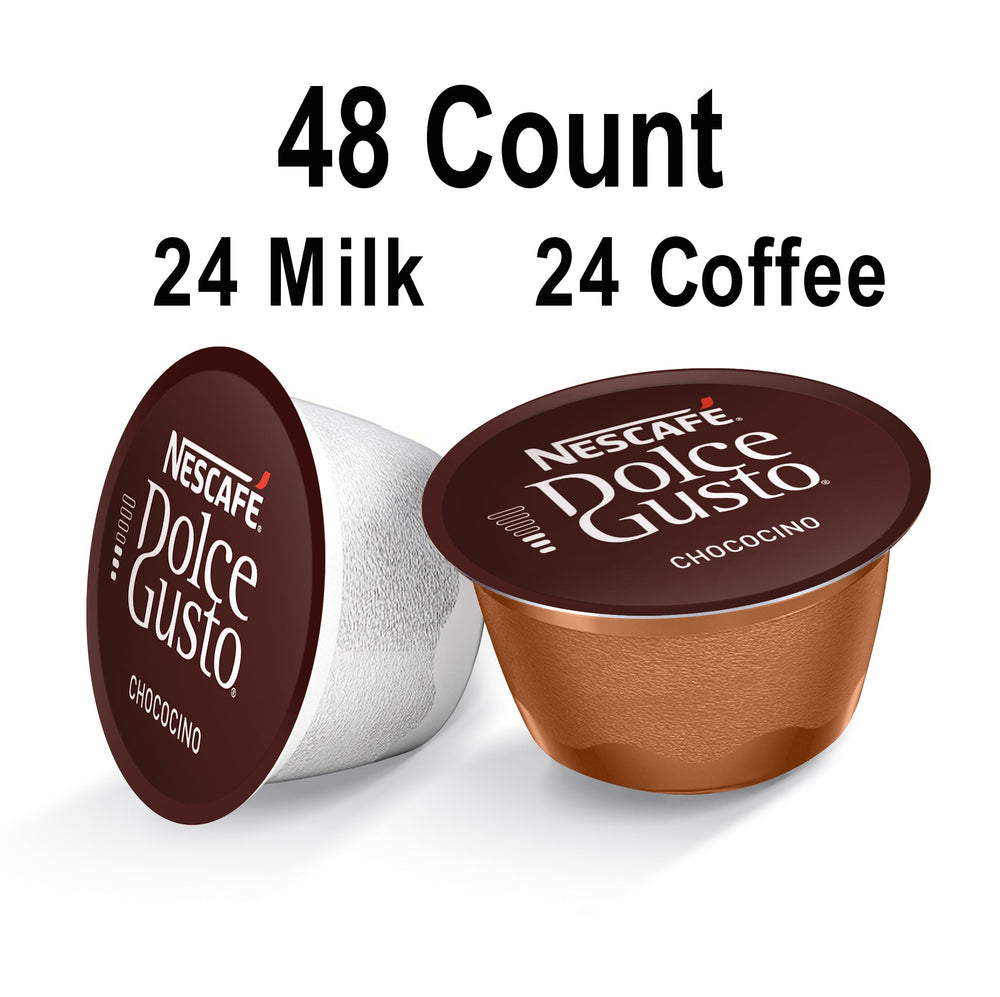 NESCAFÉ Dolce Gusto Chococino cup size 210 ml for perfect single serving.