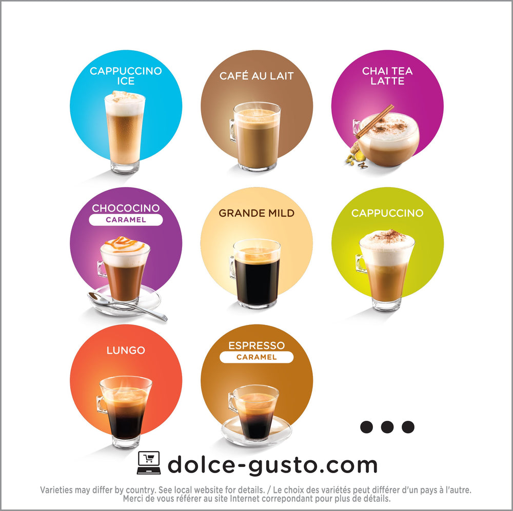 NESCAFÉ Dolce Gusto Chococino cocoa brew flavor for cozy moments.