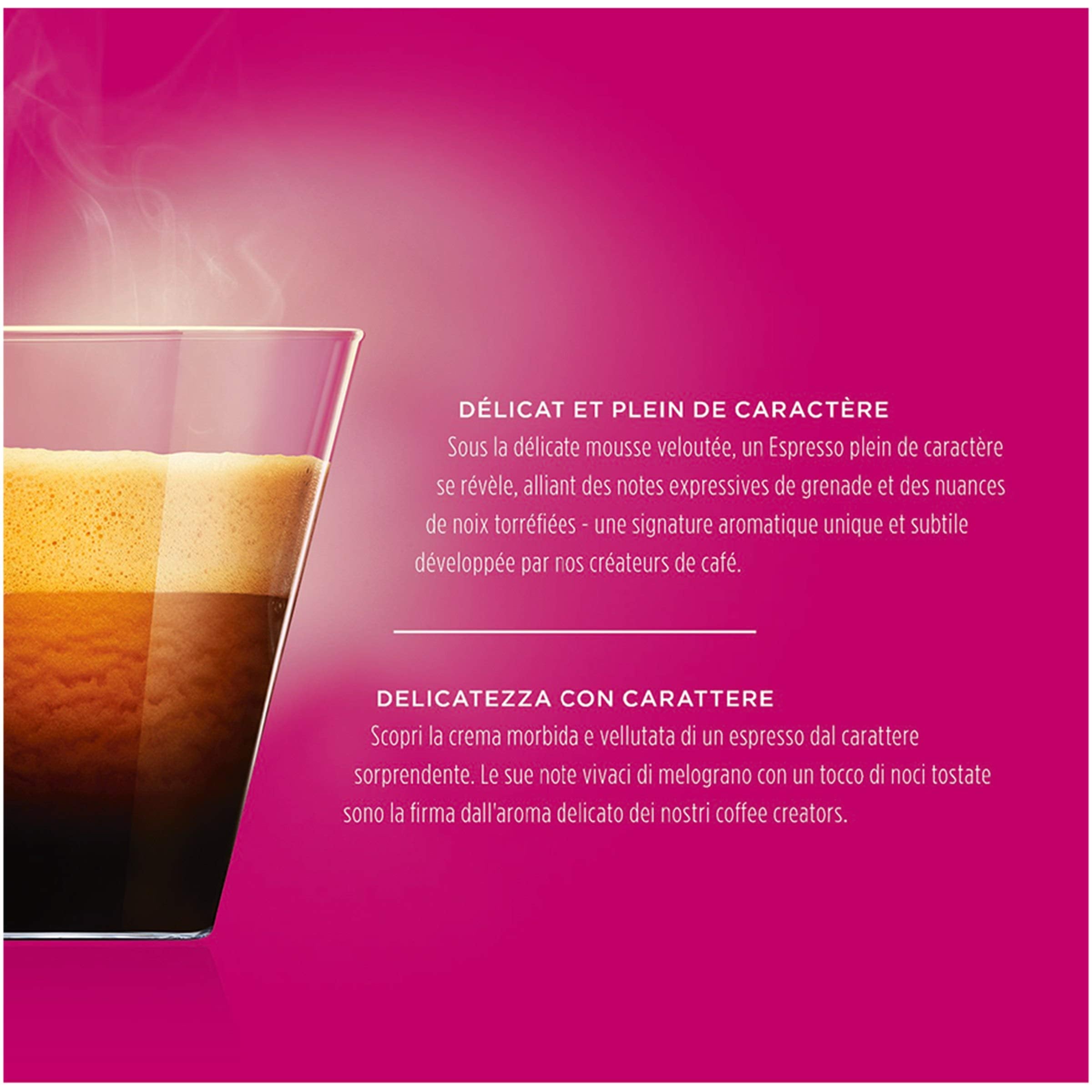 Nescafe Dolce Gusto Espresso capsules closeup highlighting rich crema potential