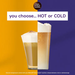 NESCAFÉ Dolce Gusto espresso crema in cup, delivering vibrant aroma and rich taste.