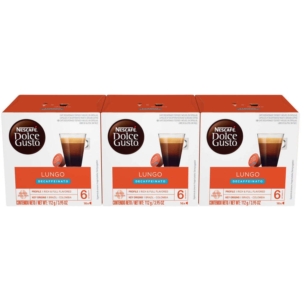 Nescafé Dolce Gusto Lungo Decaf pod compatible with Genio 2 Esperta 2 Majesto