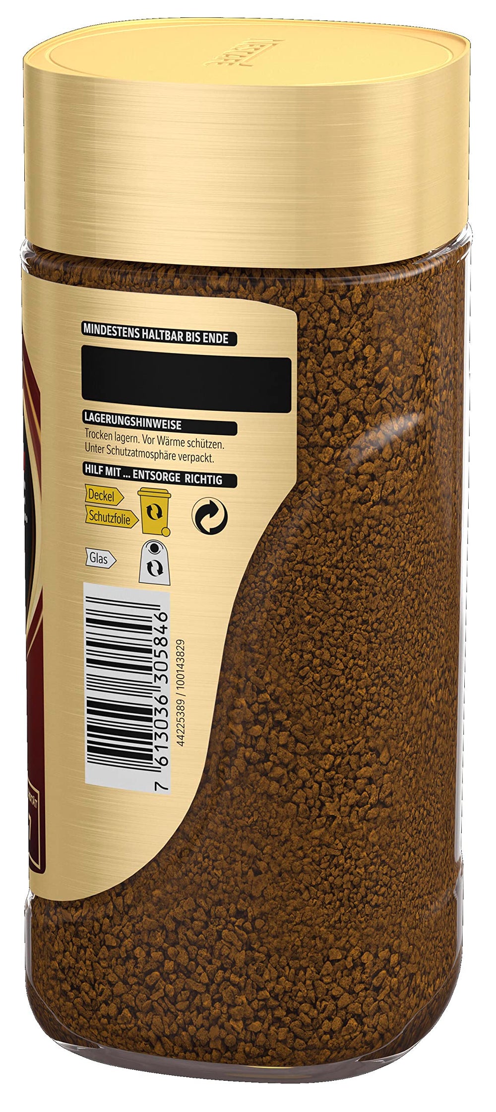 Nescafe Gold Original instant coffee powder ready for quick brews