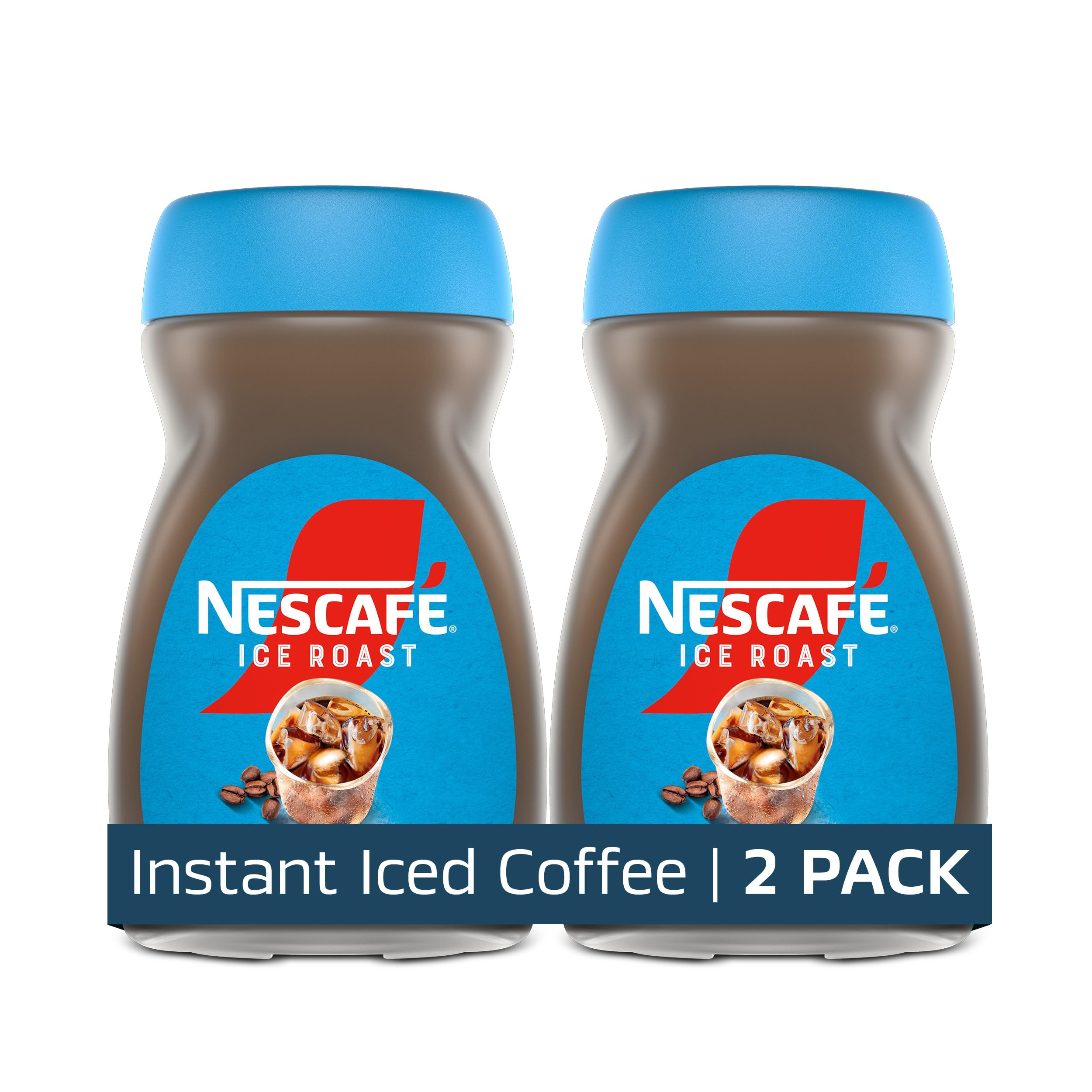 NESCAFÉ Ice Roast jar front view for quick iced coffee at home.