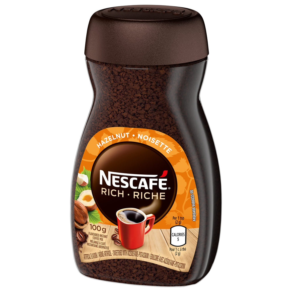 Desk setup with NESCAFÉ Rich Hazelnut offers a fast office caffeine boost.