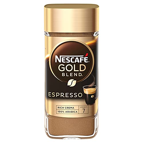 Nescafe stylish jar with spoon invites easy preparation.