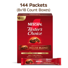 Pouring NESCAFÉ Taster's Choice House Blend to highlight a smooth aroma
