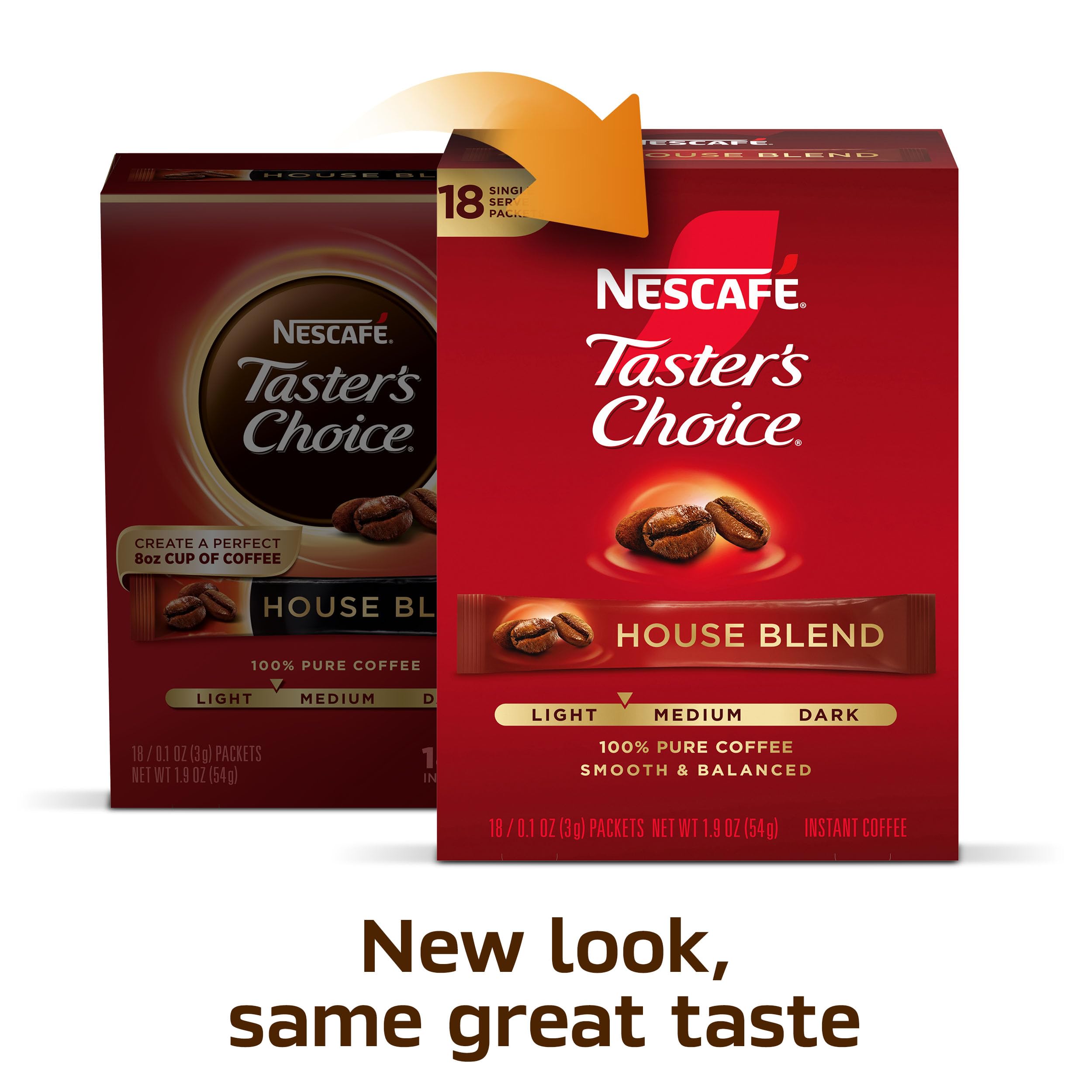 Steaming cup of NESCAFÉ Taster's Choice House Blend ready to enjoy