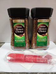 NESCAFÉ Taster's Choice Decaf House Blend jar, offering a smooth, balanced cup any time of day