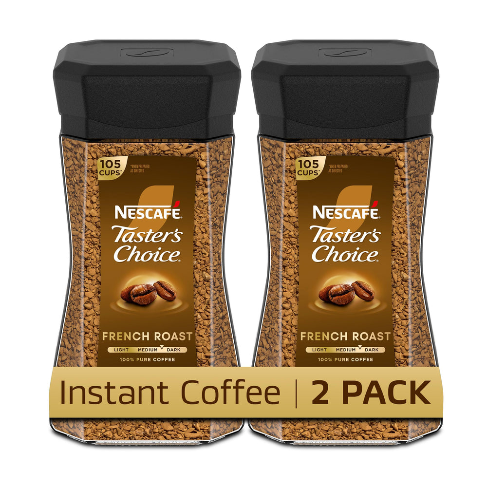 NESCAFÉ Taster's Choice French Roast jar front view for home use