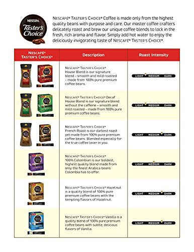 Nescafe Taster's Choice House Blend coffee beans signaling Responsible sourcing