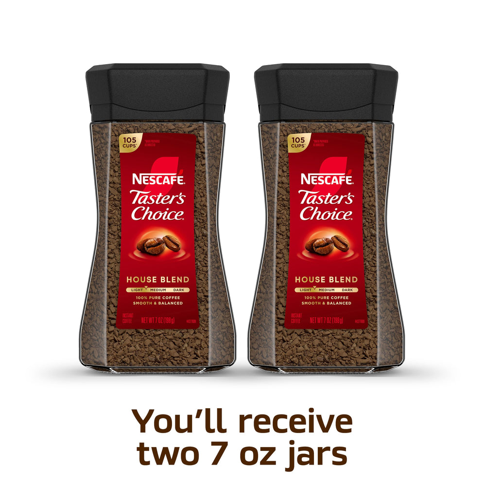 NESCAFÉ Taster's Choice instant coffee powder for fast, smooth cups.