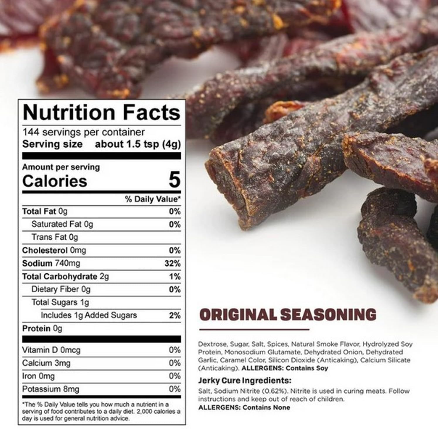 NESCO Jerky Original 3 Pack – meat strips ready for dehydration