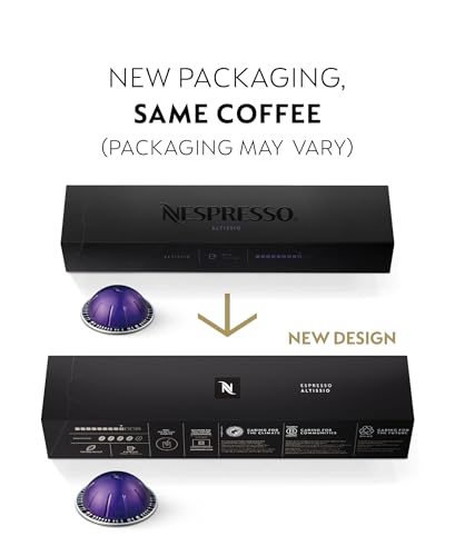Nespresso Altissio bold roast taste ideal for a strong morning routine.
