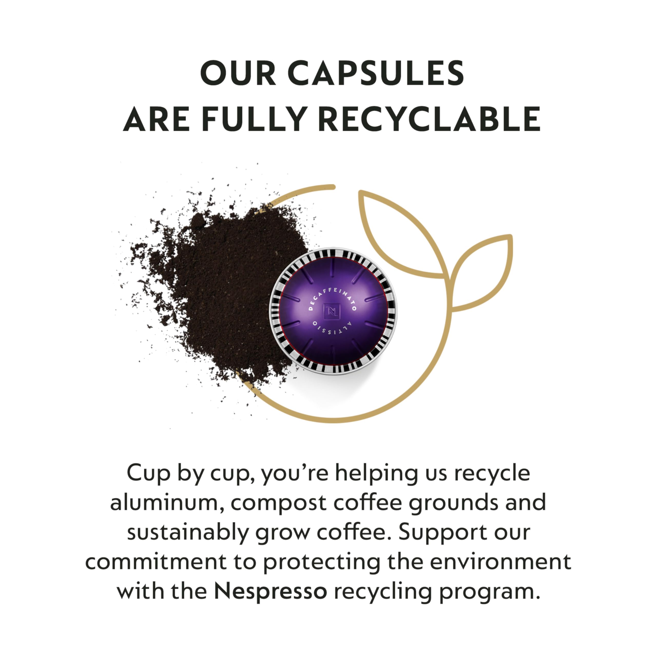 Nespresso Altissio Decaffeinato with milk demonstrates versatile milk drinks.