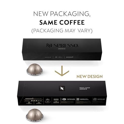 Nespresso Arondio Vertuo capsule closeup preserving freshness
