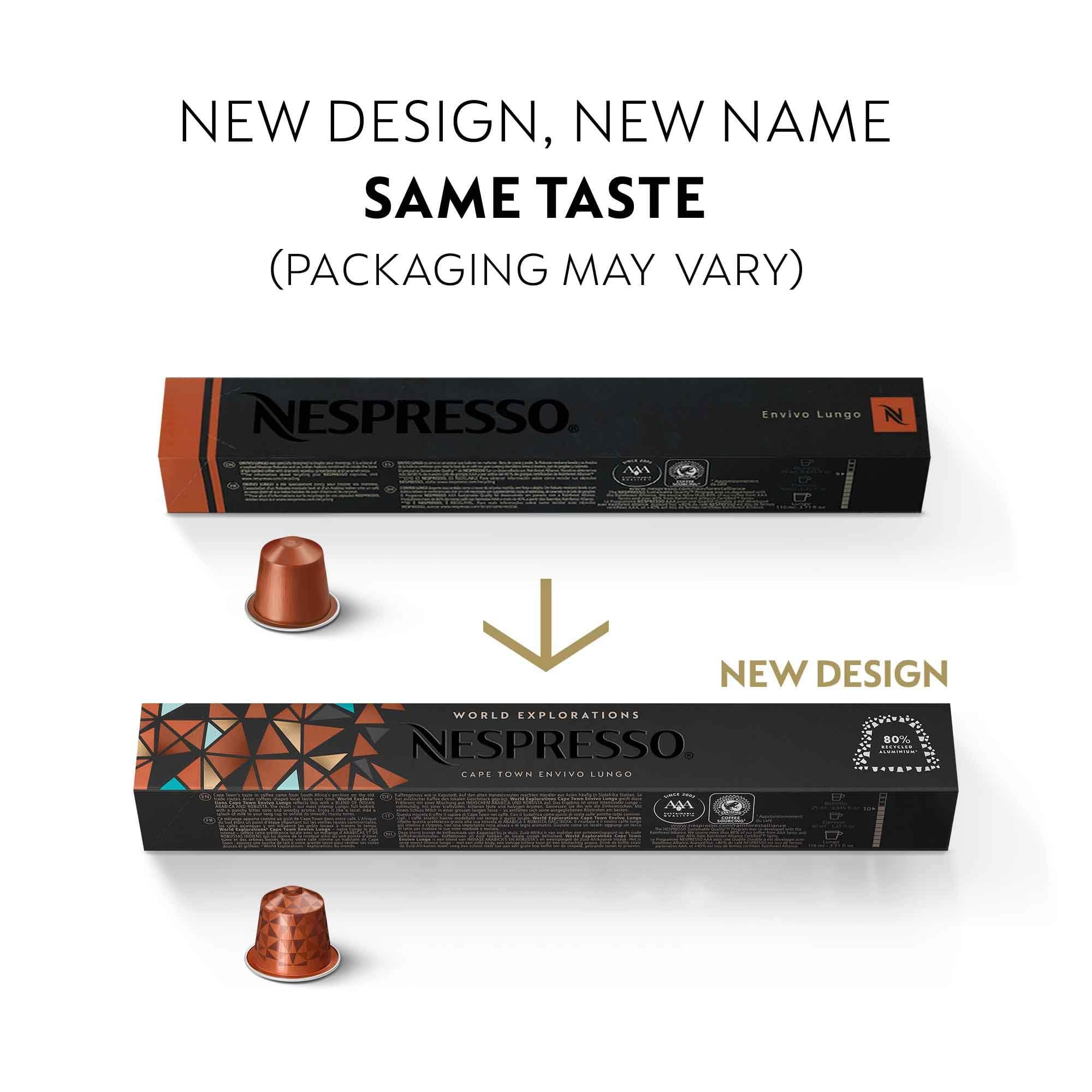 Nespresso Cape Town Envivo Lungo cup with bold crema and aroma