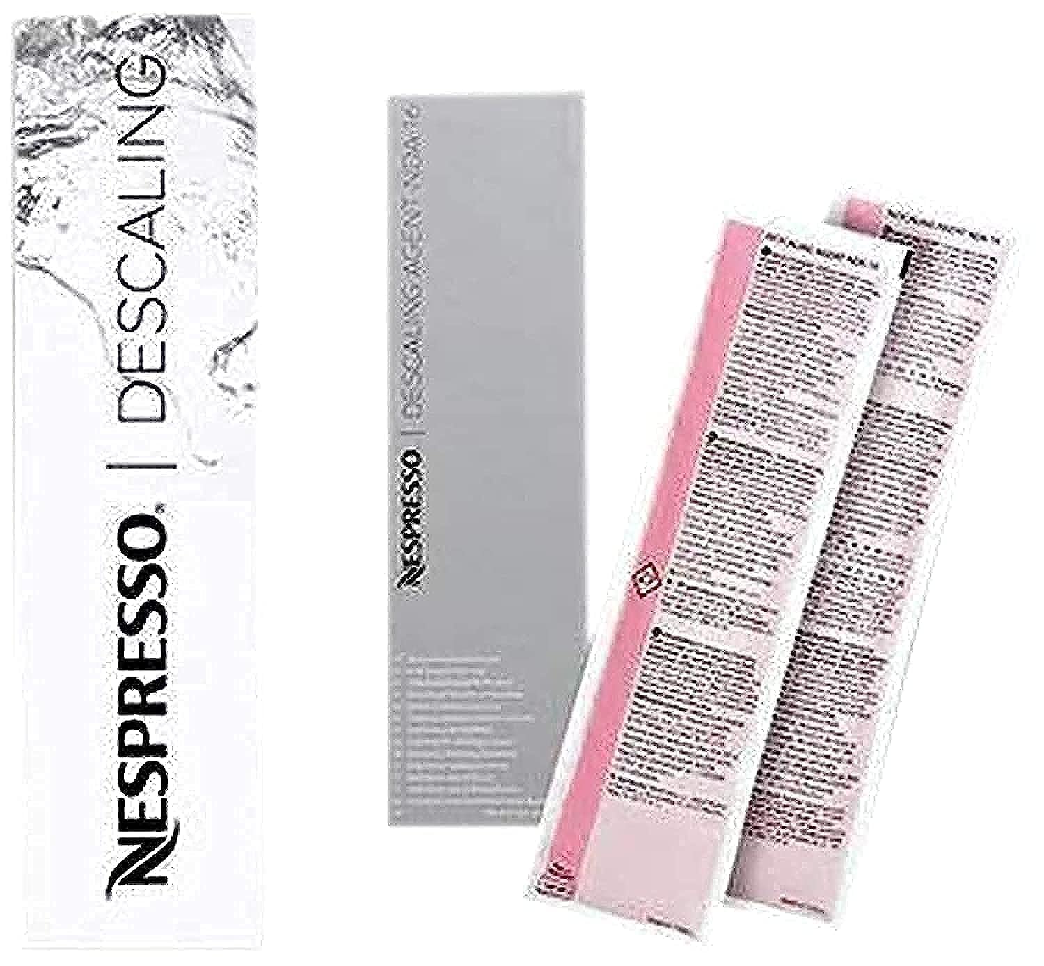 NESPRESSO Descaling Kit, 2 units, designed for long-term machine maintenance