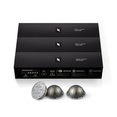 Nespresso Fortado Gran Lungo capsule closeup, showcasing intense espresso potential.