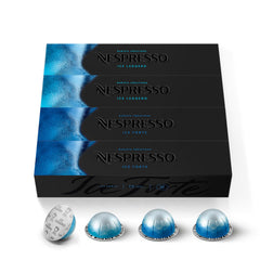 Nespresso Ice Leggero pod over ice, delicate iced espresso experience
