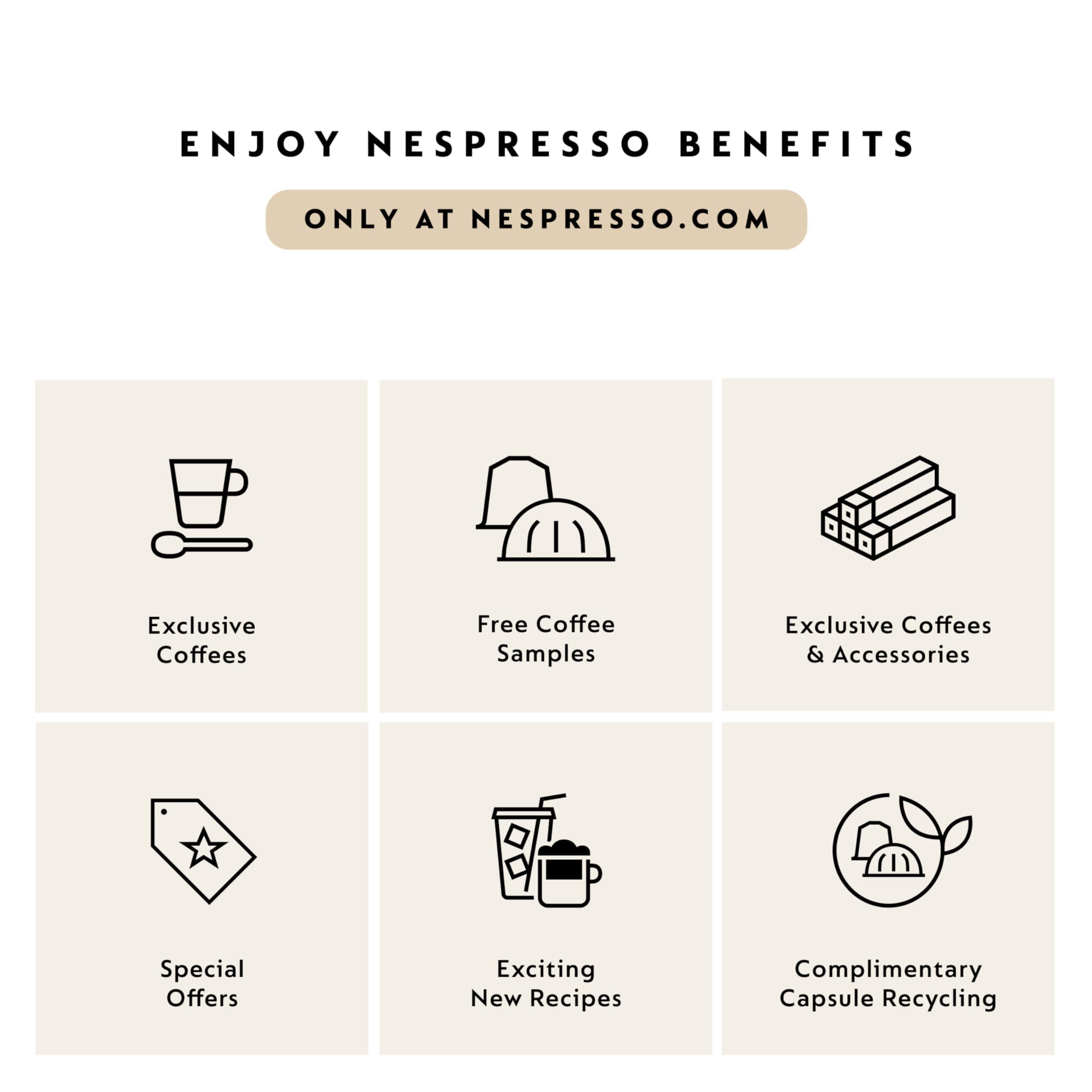 Nespresso Inizio milk pairing for smoother, sweeter sips.