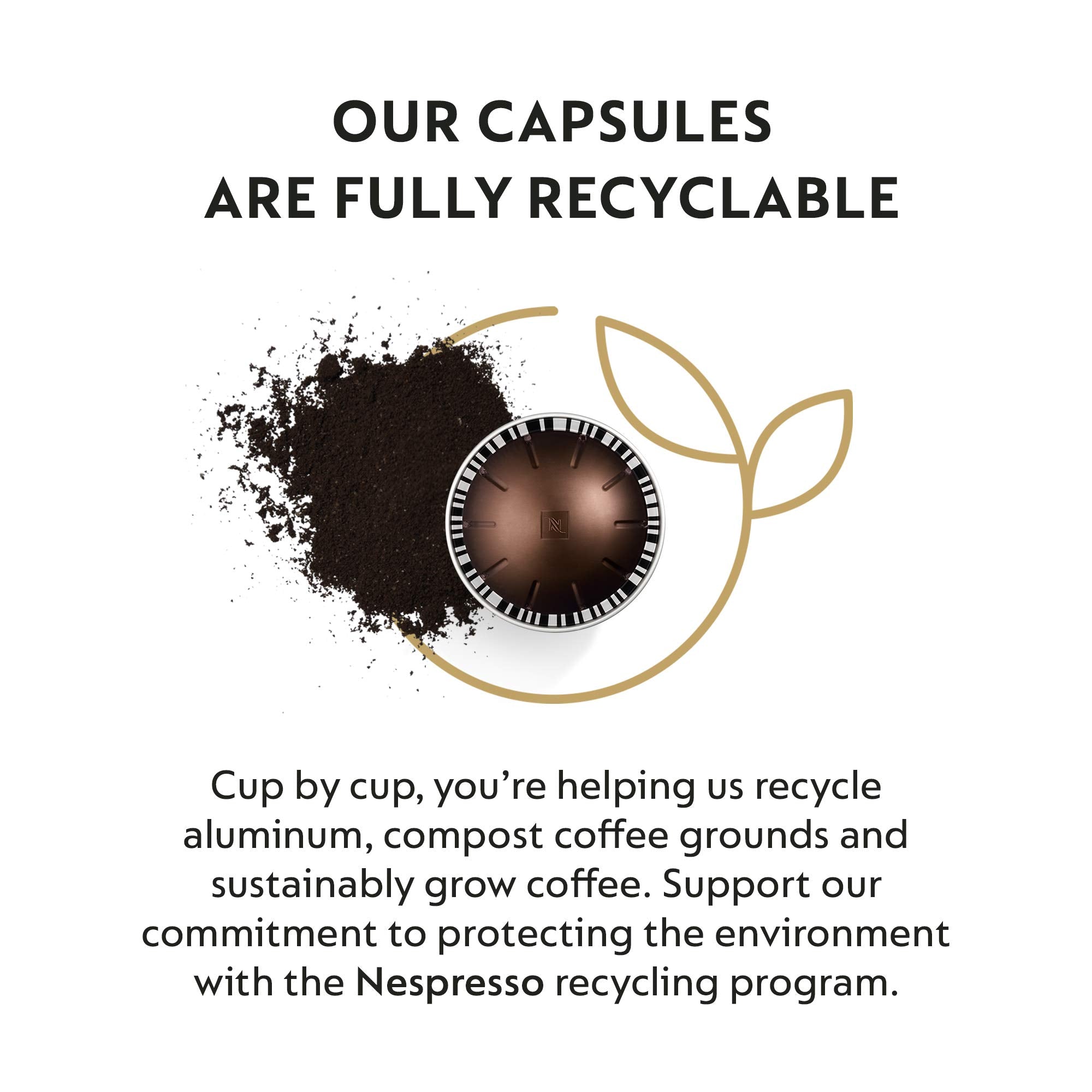 Nespresso Intenso dark roast crema on the surface
