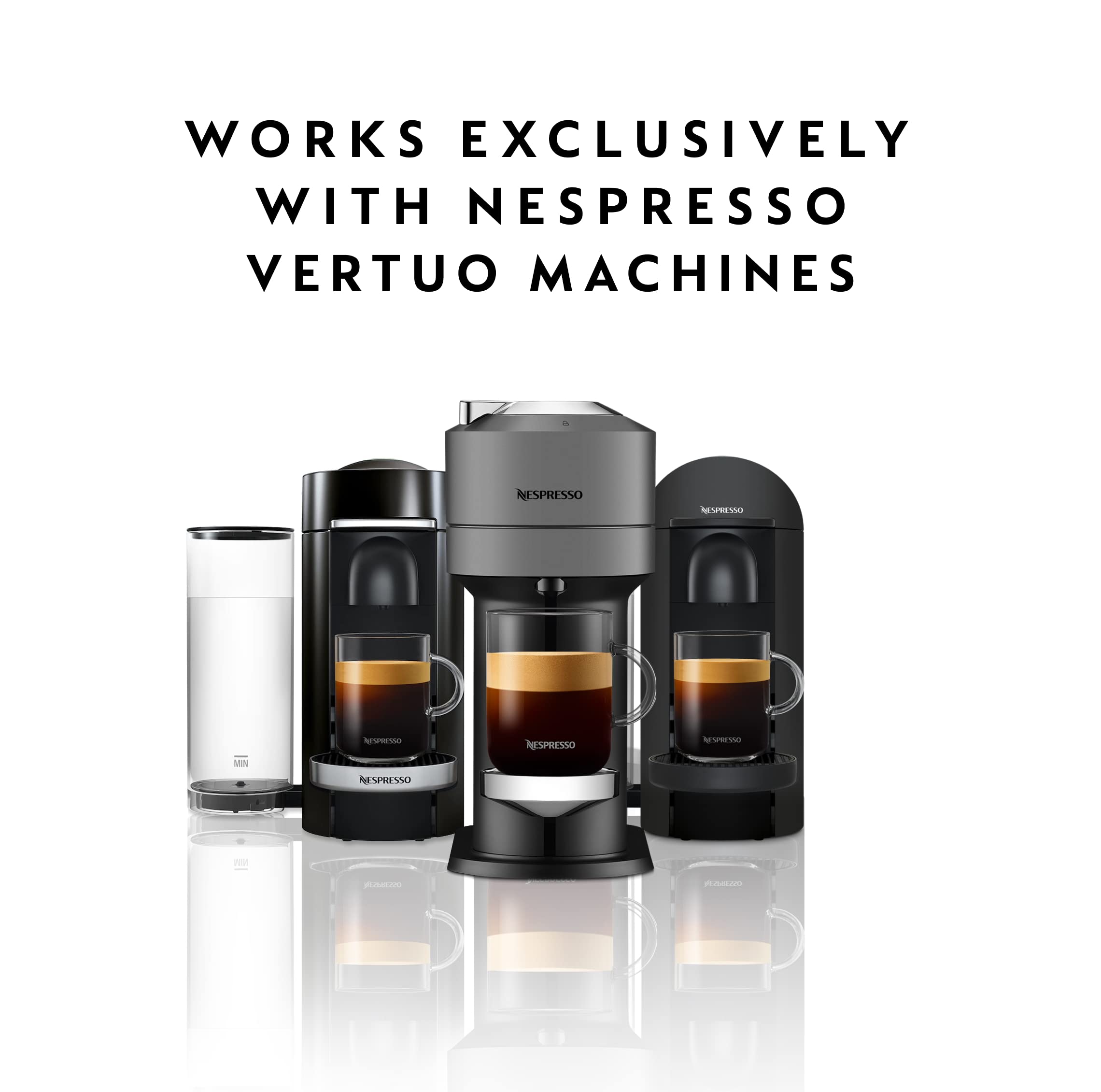 Nespresso Melozio Vertuo blends Latin American Arabicas for a balanced cup.