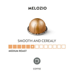 Nespresso Melozio Vertuo pods offer a rich crema and inviting aroma.