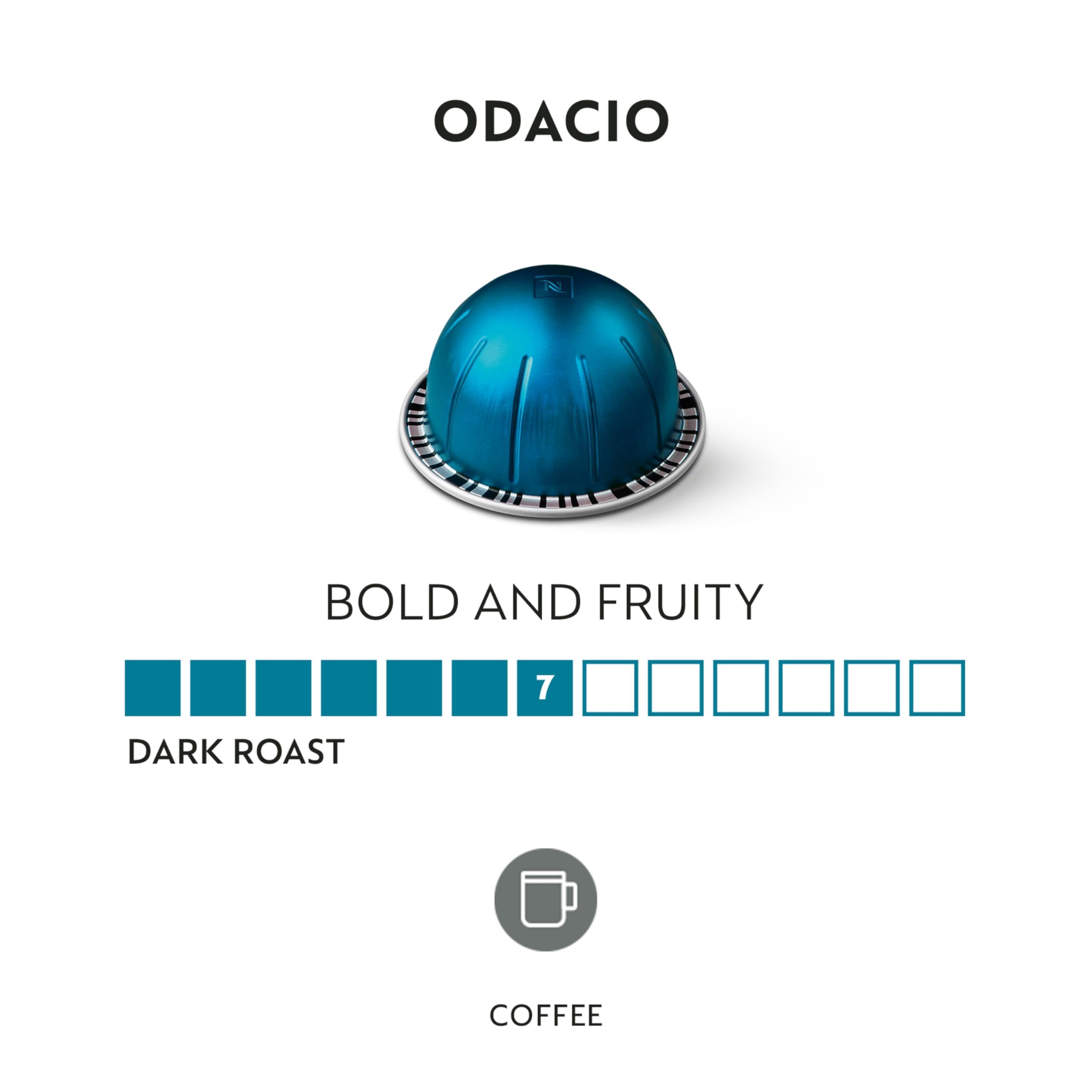 Nespresso Odacio espresso cup ready for a bold, full-bodied sip.