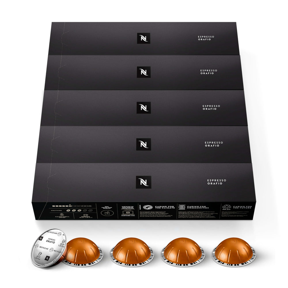 Nespresso Orafio capsule for espresso aroma and texture
