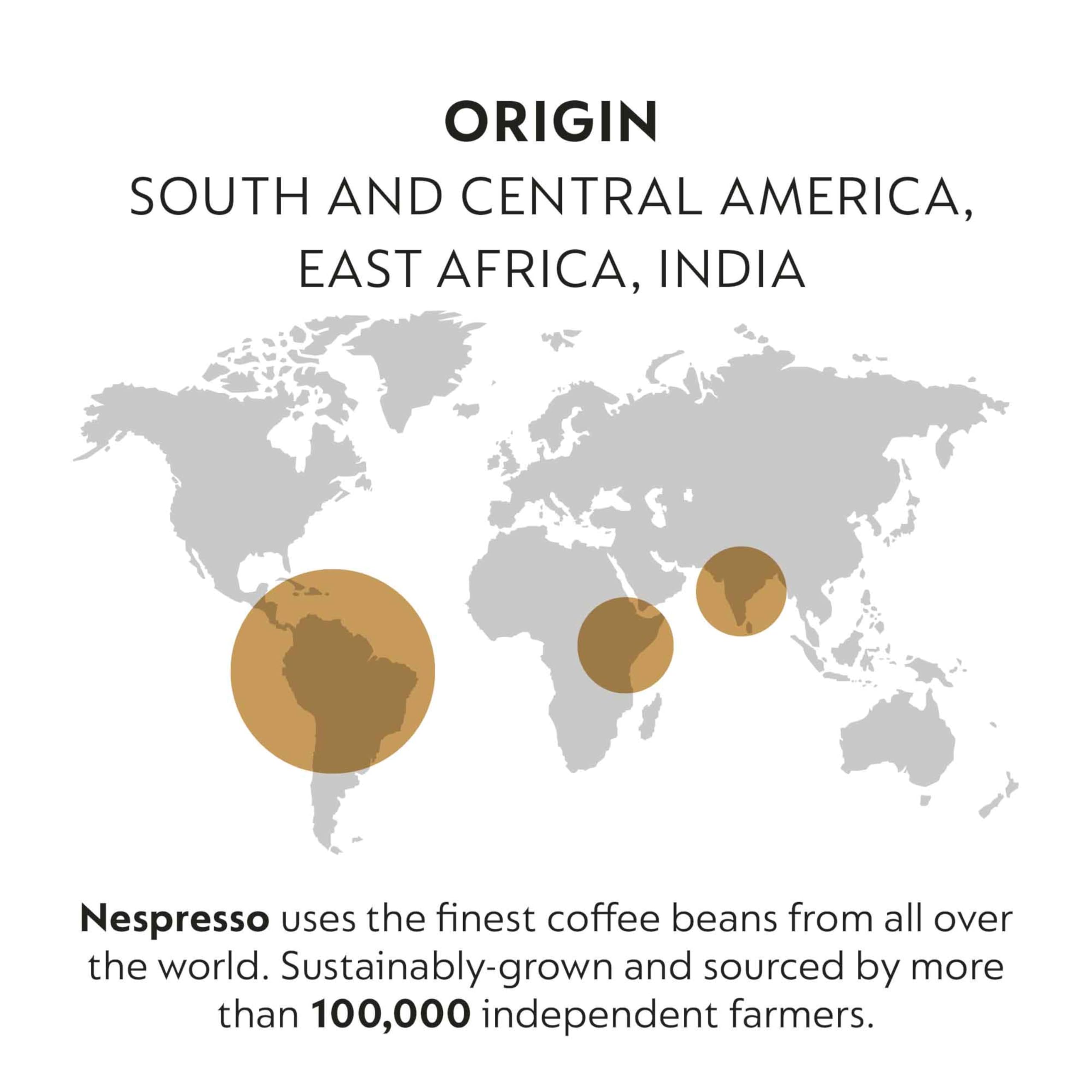 Nespresso Cosi capsule providing a mild, delicately toasted espresso.