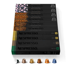 Nespresso Original Line variety pack showing assorted espresso capsules for versatile at-home brewing