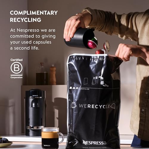 Nespresso recyclable aluminum capsules supporting simple eco-friendly packaging.