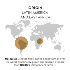 Nespresso Rich Chocolate packaging box highlights flavor and sustainability.