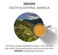 Nespresso Stormio capsules image highlighting bold intensity flavor.