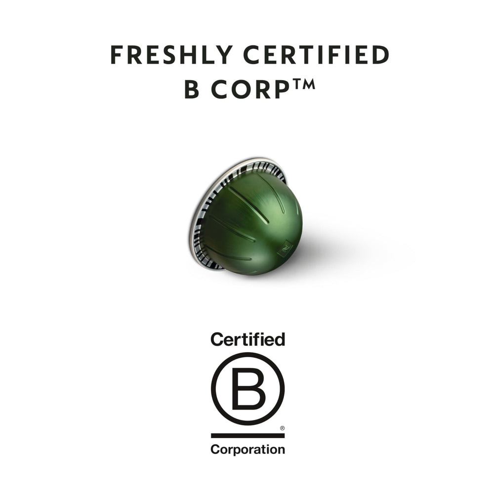Recyclable aluminum Stormio capsules signaling eco-friendly coffee routines.