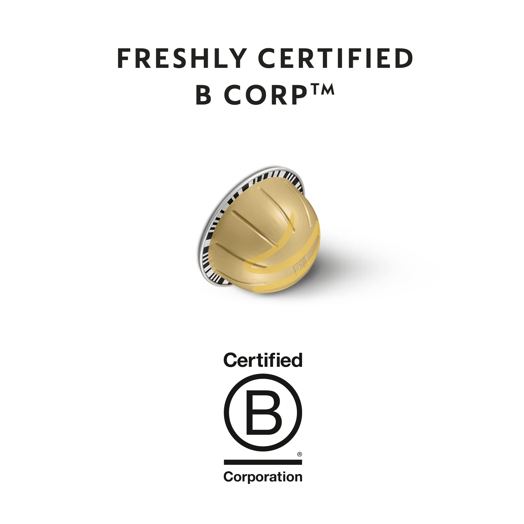 Recyclable aluminum capsules for Nespresso Vertuo