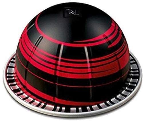 Nespresso VertuoLine Half Caffeinato capsules display for convenient home brewing.