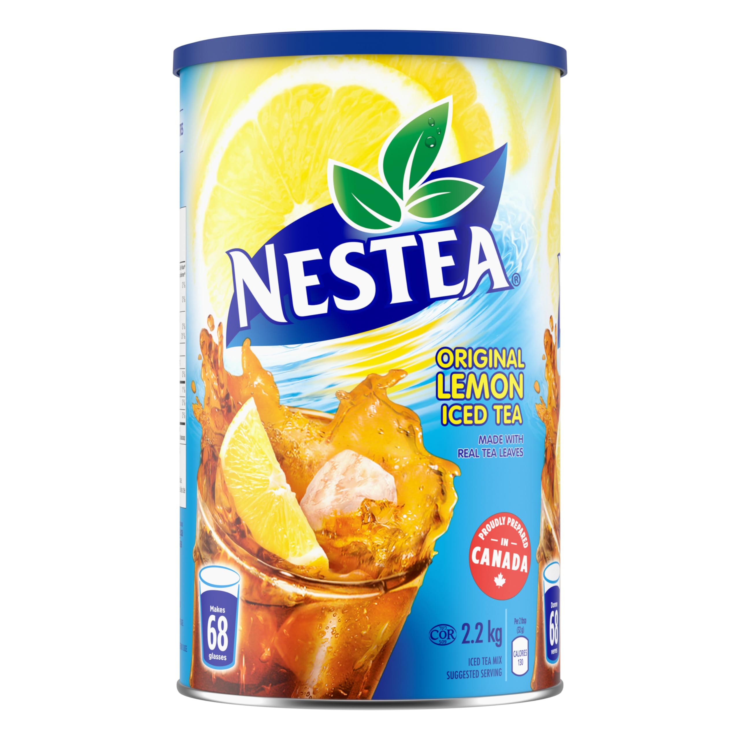 Nestea Original can pour shows refreshing lemon iced tea ready to mix