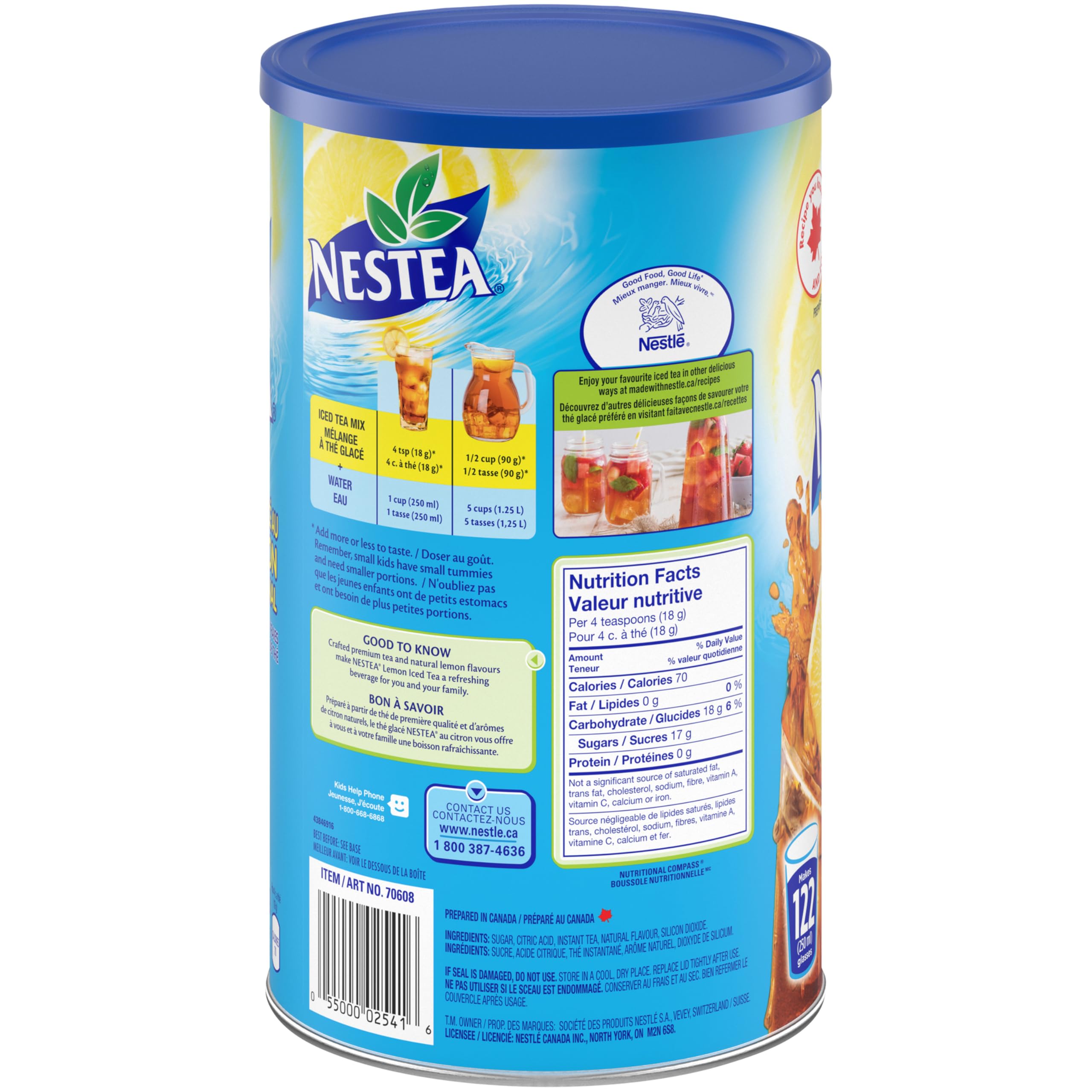 Nestea tea brew instructions step-by-step for mixing