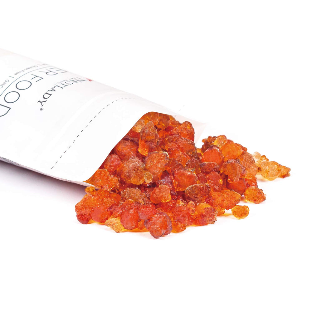 Nestlady traditional Chinese medicine use featuring peach gum in natural wellness rituals.