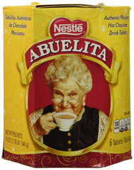 Nestle Abuelita Bev Mix Choc 6tblt in a steaming cup for a cozy moment.