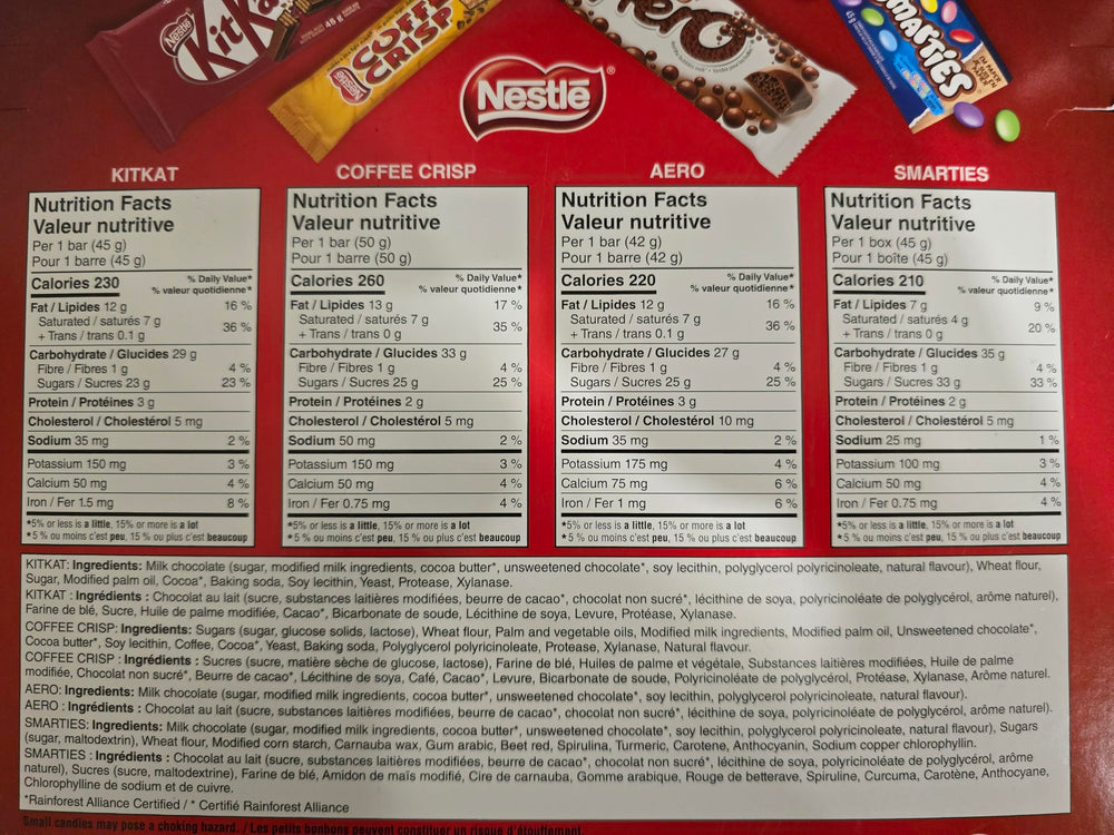 Nestlé Aero full-size bar with bubbly chocolate that melts in the mouth.
