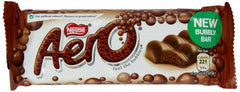Nestle Aero milk chocolate bar pack of 12 for sharing and convenient snacking
