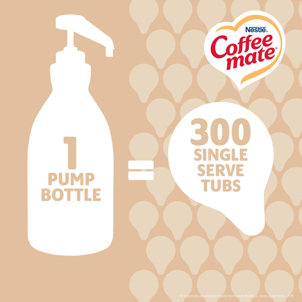 Office break room with Coffee Mate Sweetened Original at the coffee station