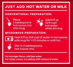 Ice cream topping with Nestle Hot Cocoa drizzle.