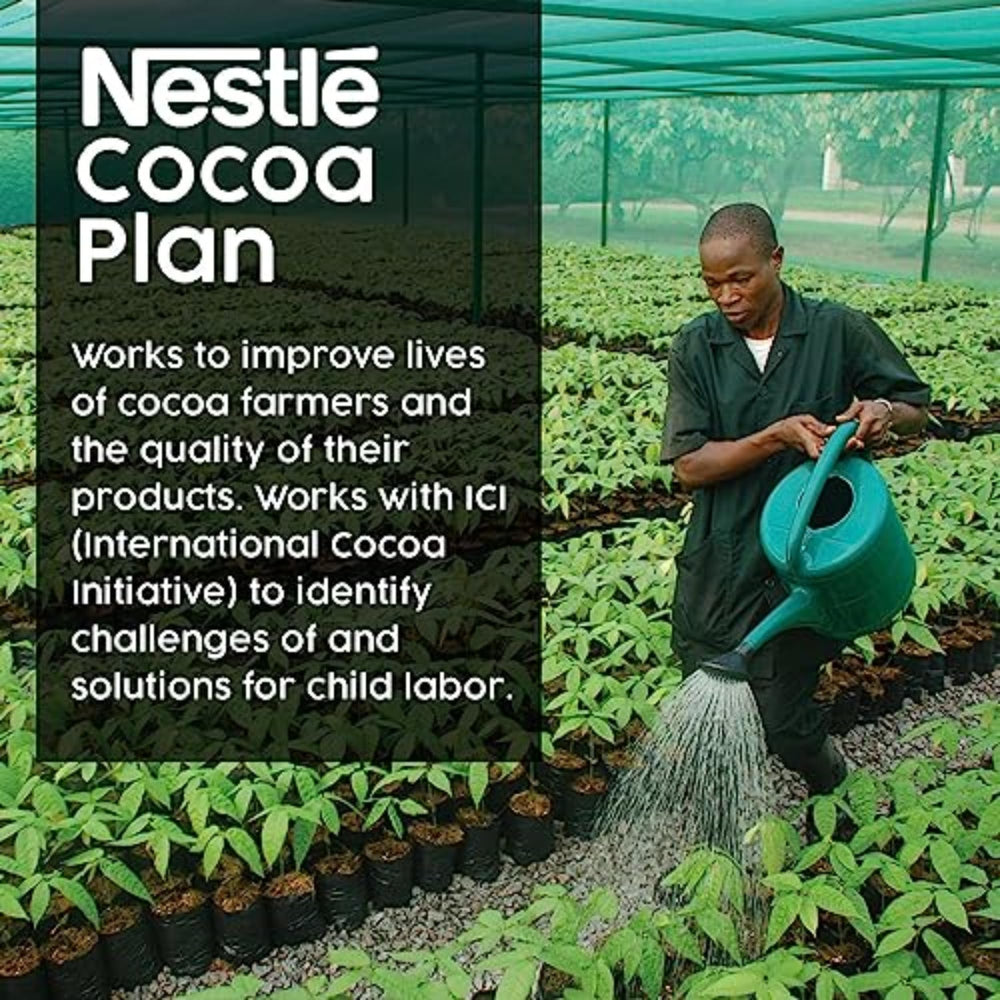 Nestle Hot Cocoa sustainably sourced cacao beans support responsible farming