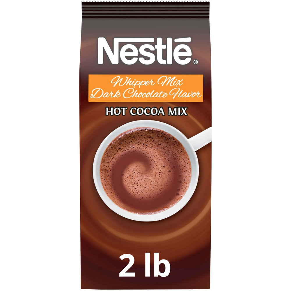 Nestlé Hot Cocoa Whipper Mix cup steaming for a cozy chocolate moment